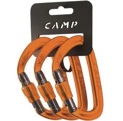 CAMP Orbit Lock 3 Pack Moschettoni A Ghiera Arrampicata -negozio di attrezzature per il fitness 293001 min