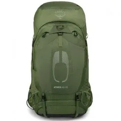 Osprey Atmos AG 65 Zaino Trekking -negozio di attrezzature per il fitness atmosag65 s22 front mythicalgreen 1 2