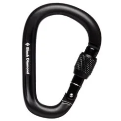BD Black Diamond Pearlock Screwgate Carabiner Moschettone A Ghiera Arrampicata