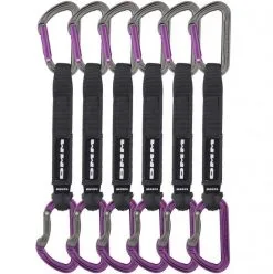 DMM Shadow 6-pack Rinvio Rinvii Arrampicata -negozio di attrezzature per il fitness c63 12276 a306p 18vwp6 shadow quickdraw 18cm 6 pack