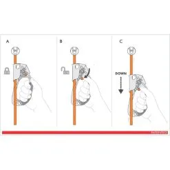 CT Climbing Technology Quick-Up Plus Maniglia Bloccante Lavoro Speleologia -negozio di attrezzature per il fitness ct quick up istruzioni 1 1