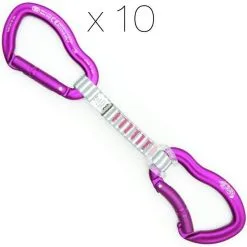 Kong Ergo Anniversary 10-Pack Rinvii Arrampicata -negozio di attrezzature per il fitness kong rinvio ergo anniversary 5 pezzi 1