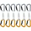 Mammut Sender Keylock Set 6-Pack Rinvii Arrampicata -negozio di attrezzature per il fitness mammut sender keylock 12 cm 6 pack quickdraws