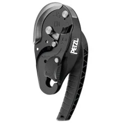 Petzl I'D S Discensore Autofrenante Lavori In Quota Con Funzione Antipanico -negozio di attrezzature per il fitness petzl i d s discensore lavoro nero